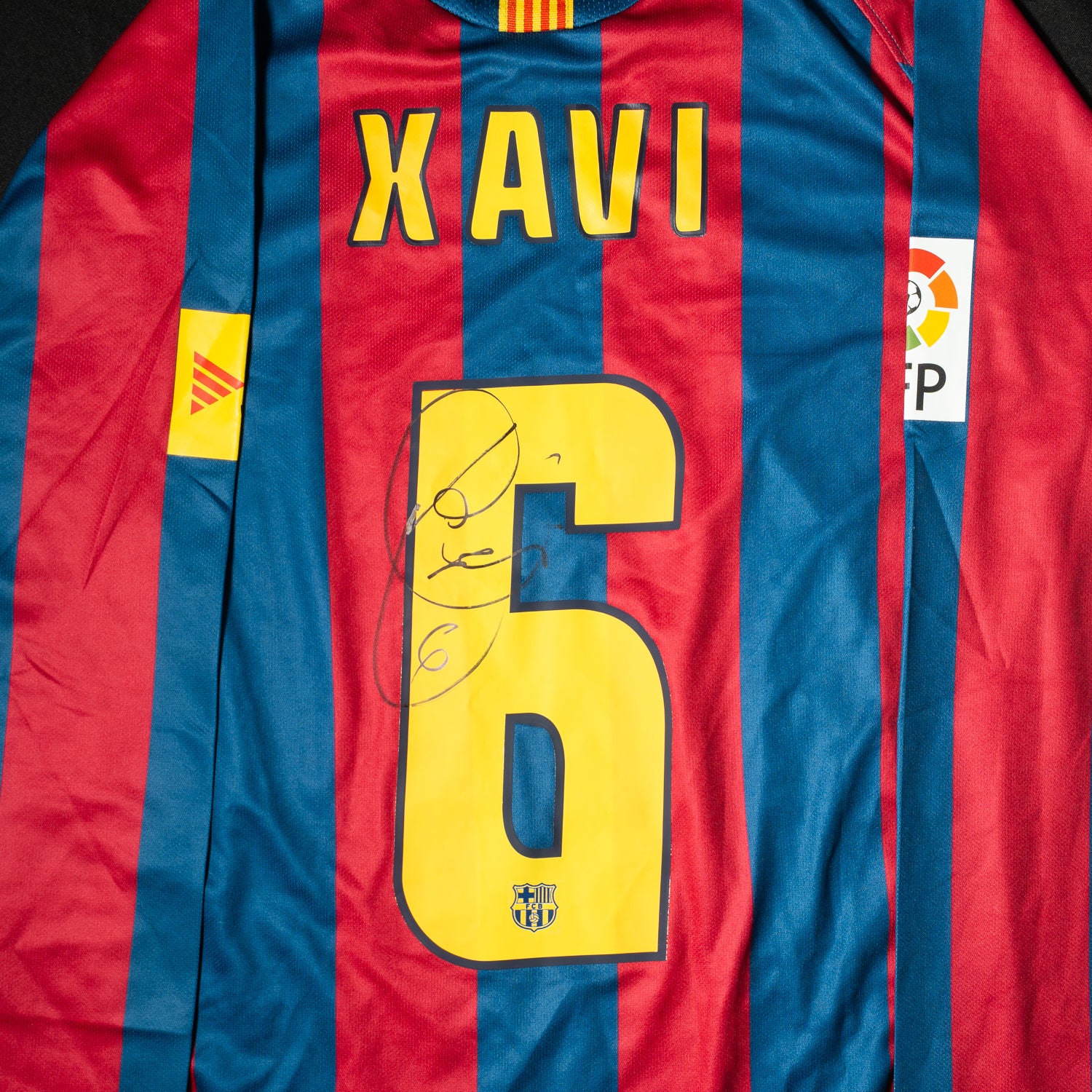 Jersey Firmado Xavi Hernandez- FC Barcelona